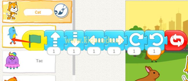 ScratchJR少兒編程啟蒙教程：第四章：猜猜看游戲-少兒編程教育網