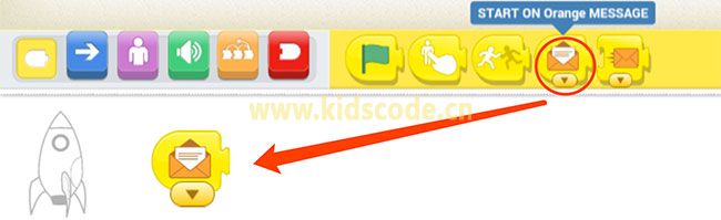 ScratchJR少兒編程啟蒙教程：第四章：火箭發射升空-少兒編程教育網