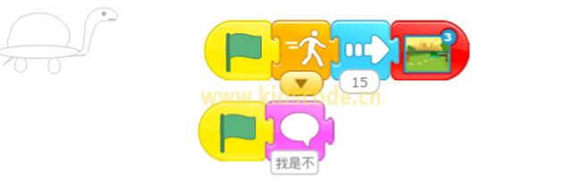 ScratchJR少兒編程啟蒙教程：第三章：龜兔賽跑的故事-少兒編程教育網