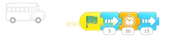 ScratchJR少兒編程啟蒙教程：第三章：有序上車的故事-少兒編程教育網